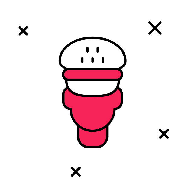 填充轮廓出租车司机图标孤立在白色背景。向量图片下载