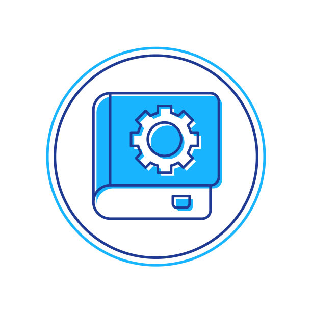 填充轮廓用户手动图标孤立在白色背景。用户指南书。指令信号。在使用前阅读。向量图片下载