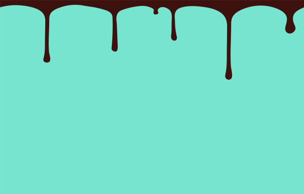 浅蓝色父亲节主题心形丝带插画图片下载