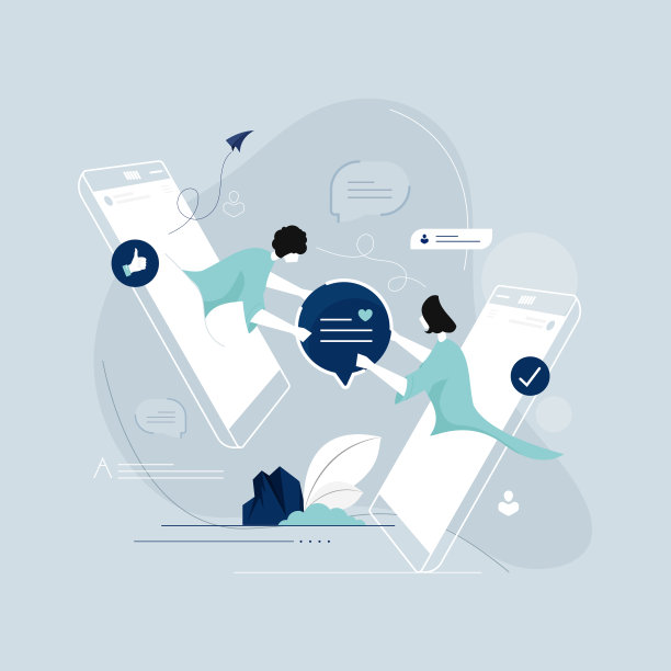 数字通信，技术支持理念图片下载