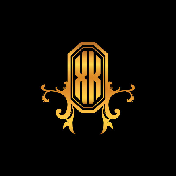 Xk标志交织复古几何装饰图片下载