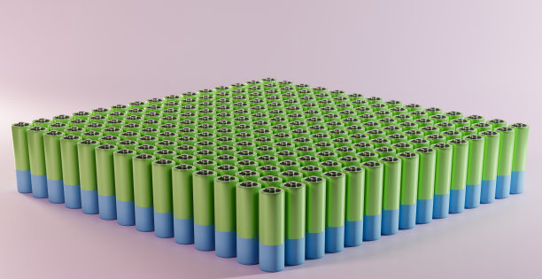 碱性电池组。三维演示图片下载