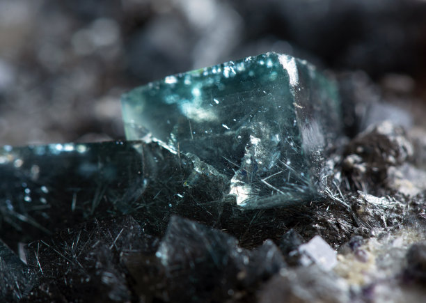 萤石矿物标本石岩石地质宝石晶体图片下载