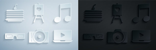 设置照片相机音乐音符音3d电影图片下载