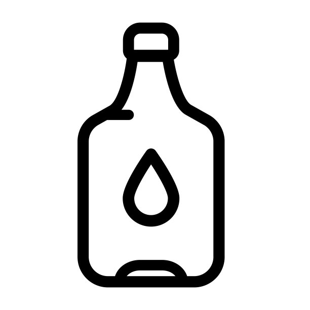 塑料水瓶交付轮廓图标图片下载