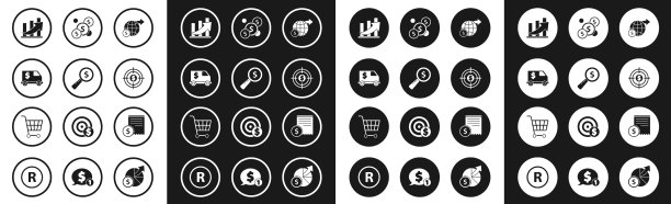 将地球与美元放大镜和图片下载