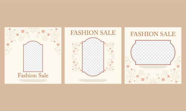 时尚销售社交媒体帖子模板图片下载