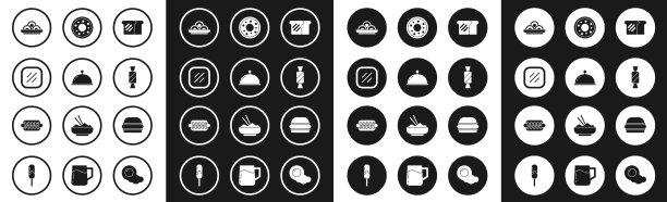 在烤面包片上放上牛排图片下载