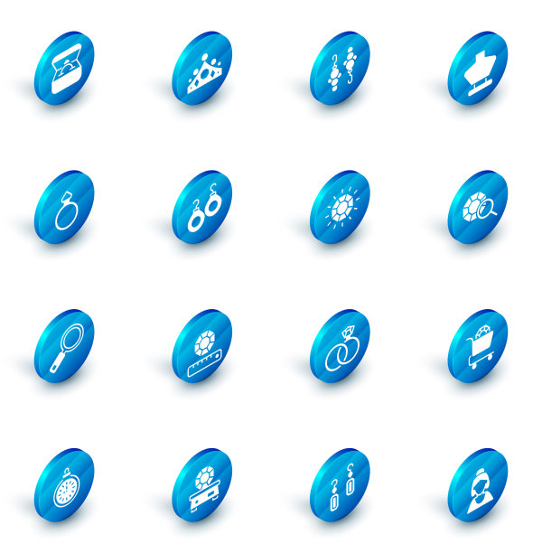 设置国王皇冠耳环项链上的人体模型图片下载