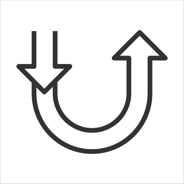 箭头线图标图片下载