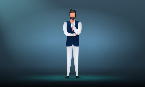 人认为。矢量插图在卡通风格图片下载