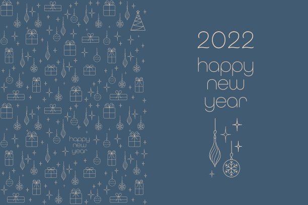 新年画在黑色背景上的细光线，空白模板与文本空间，贺卡概念，圣诞节横幅，封面图片下载