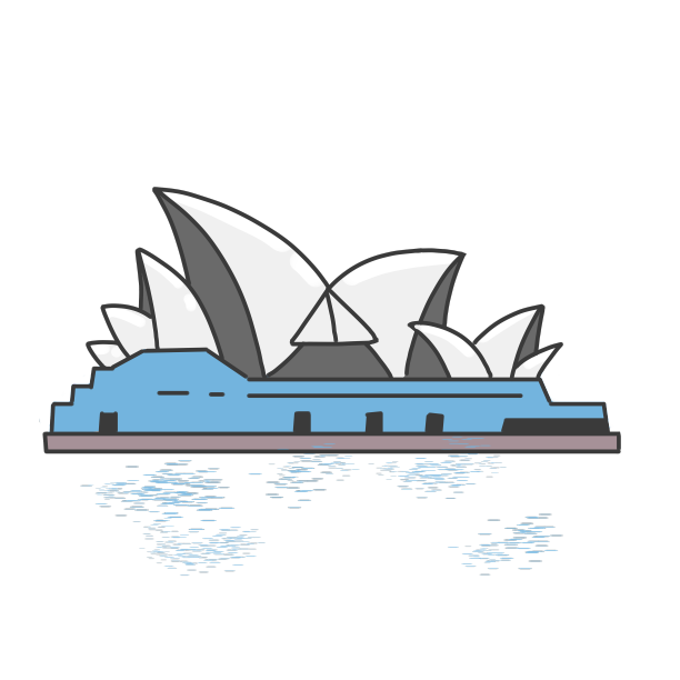 悉尼歌剧院地标图片下载