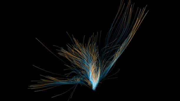 闪烁的线条与步道背景图片下载