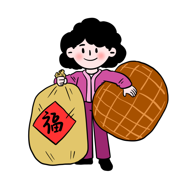 春运打包行李人物图片下载