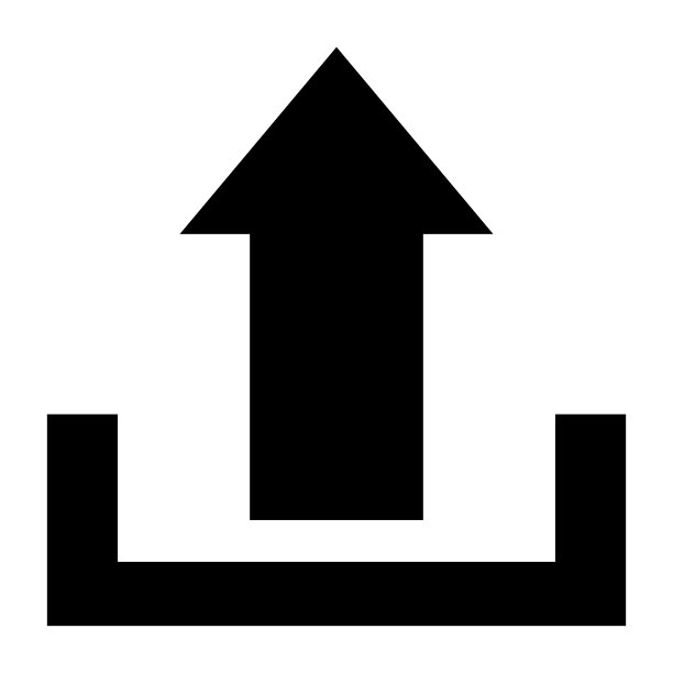 扁平风格上传图标矢量图图片下载