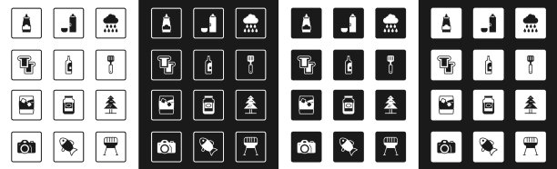 云与雨映瓶酒面包吐司图片下载