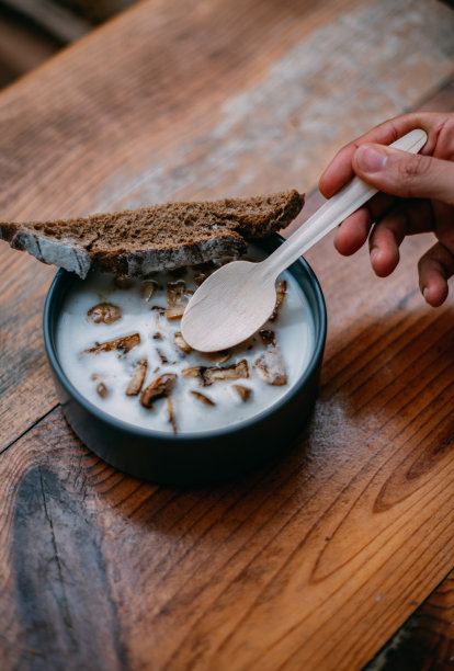 奶油蘑菇汤图片下载