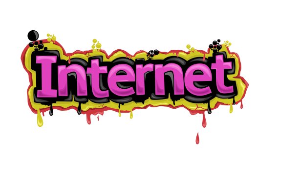 丰富多彩的互联网文字涂鸦设计图片下载
