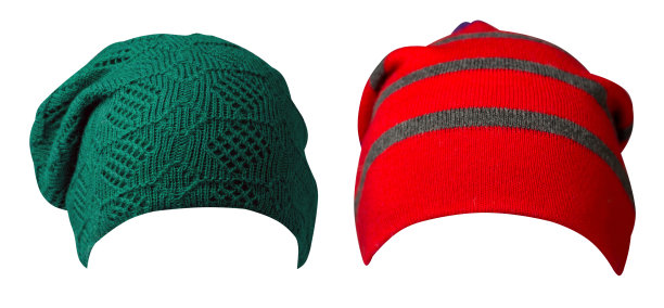 白色背景上的女帽图片下载