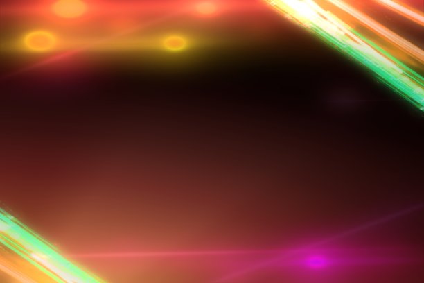 彩色非常漂亮的光效果背景上的黑色。图片下载