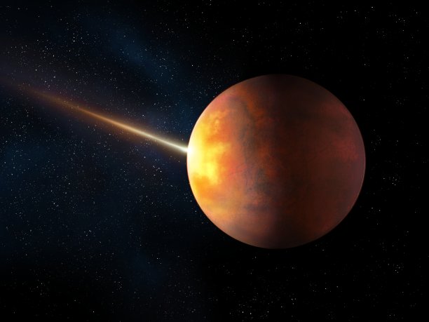 行星与大彗星的碰撞图片下载