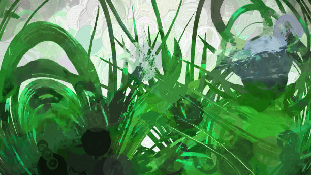 蒲公英种子植物3D渲染图片下载