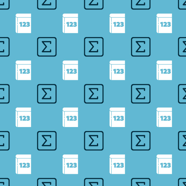 设置sigma符号和带单词数学的书图片下载