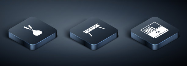 设置等距花瓶图书馆书架和办公室图片下载