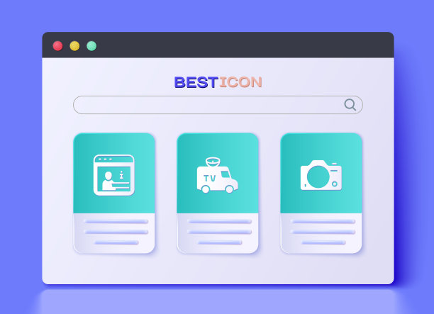 设置电视新闻车信息和照片相机图标图片下载