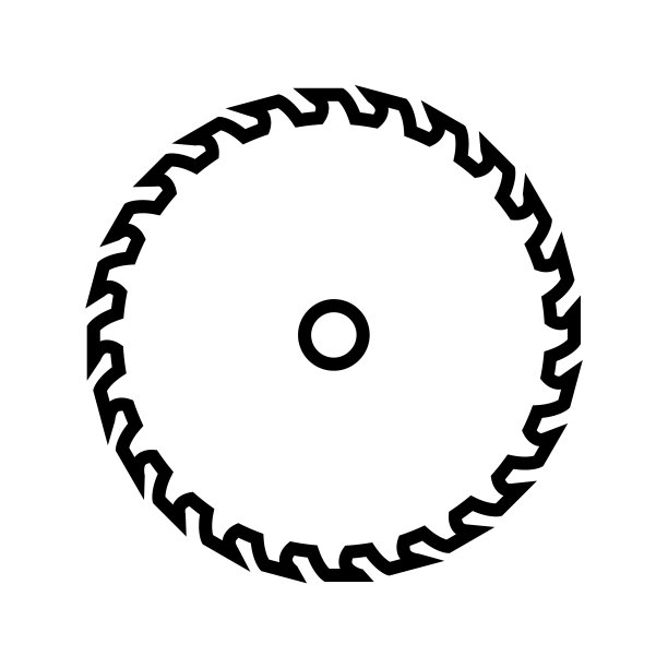 看到圆线图标，矢量标志孤立在白色背景上图片下载