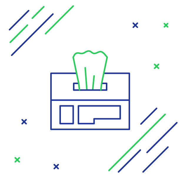 线湿擦拭包图标孤立在白色背景上。色彩斑斓的轮廓的概念。向量图片下载