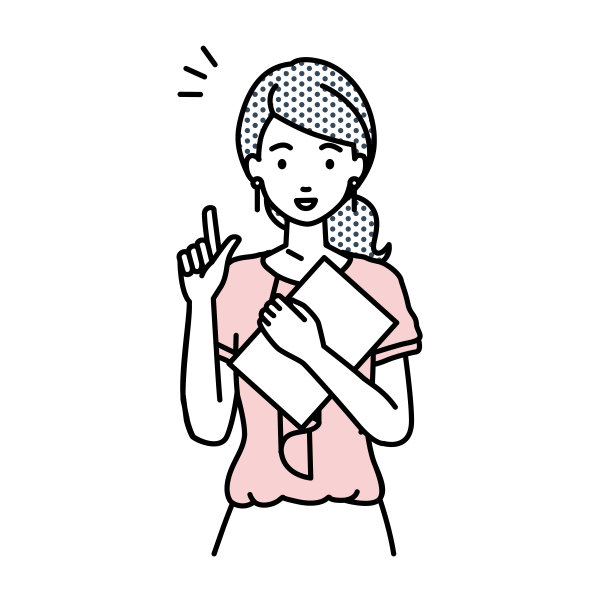 一个工作风格随意的女人站着，用手指的手势表达想法图片下载