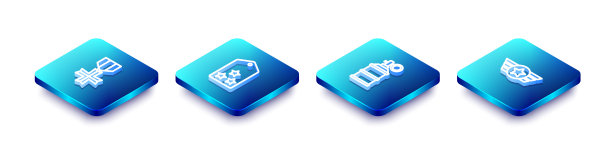 设置等距线军事奖励奖章，军衔，手烟手榴弹和明星美国军事图标。向量图片下载