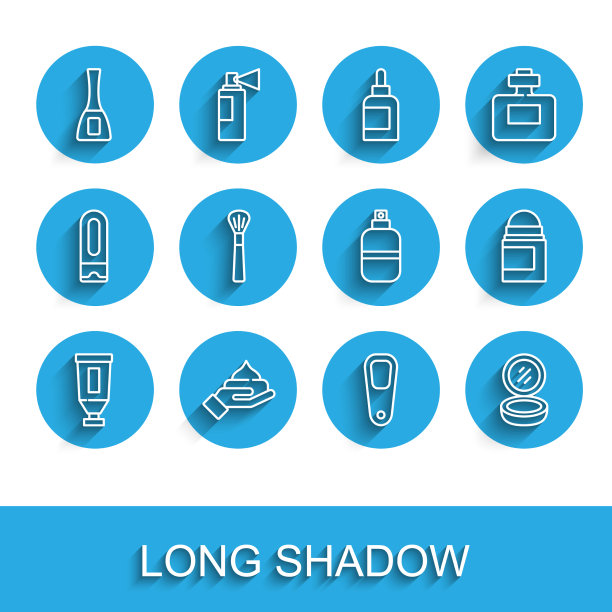 设置线霜或化妆品管指甲乳液图片下载