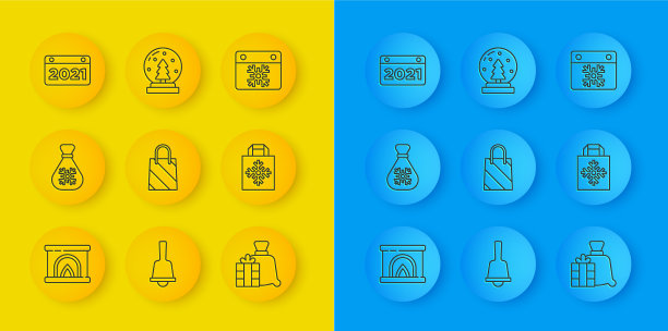 室内设置行壁炉圣诞老人包礼物图片下载