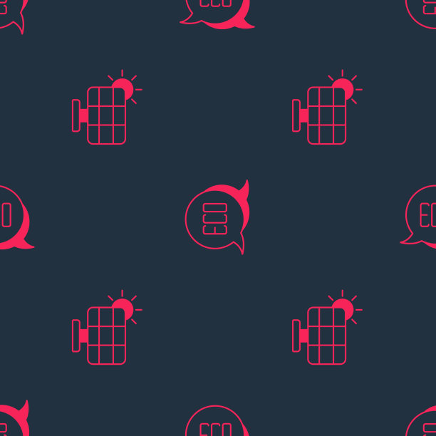 将太阳能电池板和叶片生态标志开启图片下载