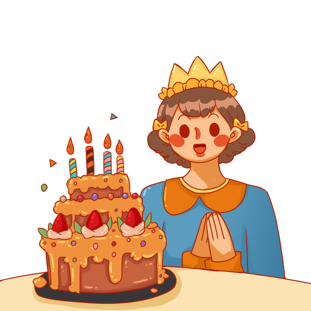 庆祝生日生日快乐女孩图片下载