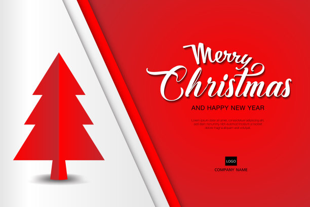 圣诞和新年横幅向量，圣诞背景，圣诞贺卡，横幅，圣诞海报，圣诞贺卡模板，标题网站，传单，标签，树圣诞向量图片下载