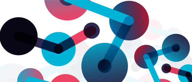 线点连接几何抽象图片下载