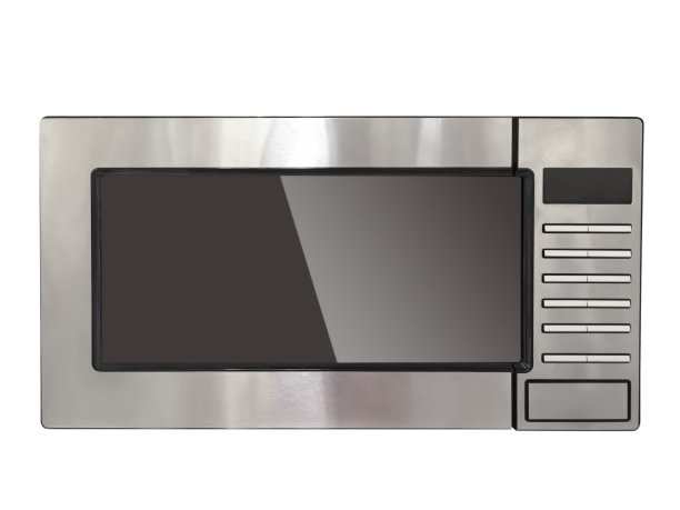 微波炉上的白色背景图片下载