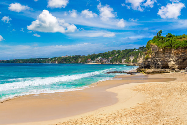 巴厘岛的梦幻海滩图片下载