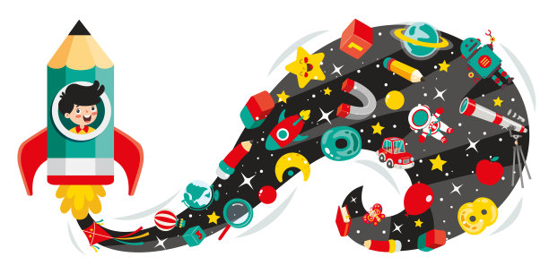 卡通形象教育理念图片下载