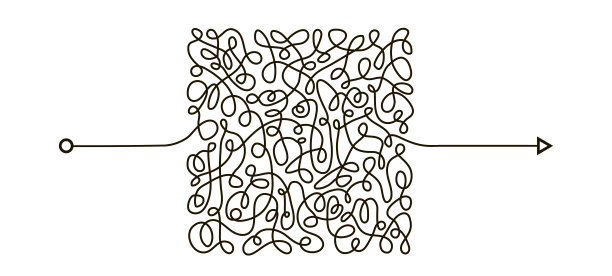 混乱的涂鸦。线程提示结。疯狂的乱线。复杂的提示方式。纠结的粗粉的道路。艰难的过程图片下载