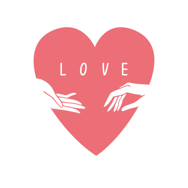 两只手伸向对方。夫妇在爱。手和心脏。情人节快乐。世界心脏日。图片下载