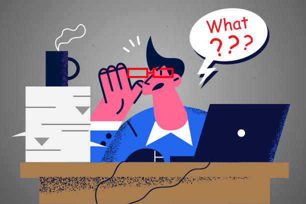 商务人士在工作场所用电脑多任务工作图片下载