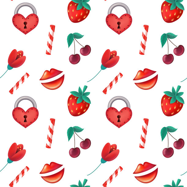 情人节创意图案图片下载