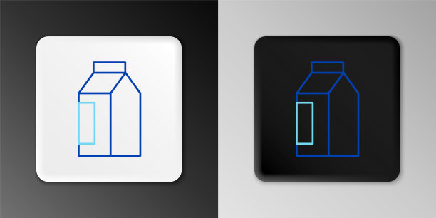 线袋咖啡豆图标孤立在灰色背景上。色彩斑斓的轮廓的概念。向量图片下载