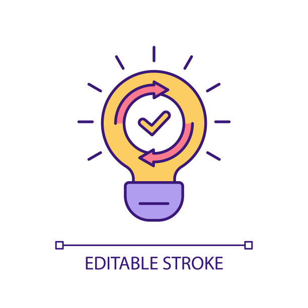 为商业RGB颜色图标生成新的想法图片下载