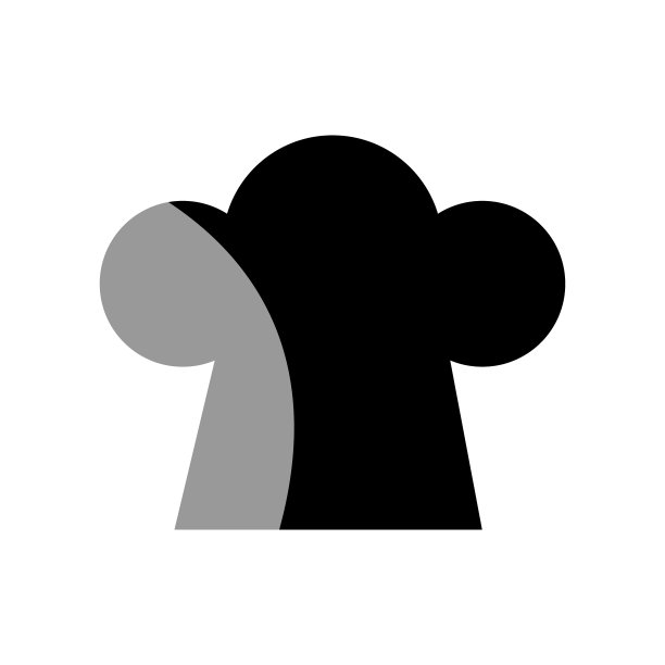 厨师帽子图标的图形图片下载